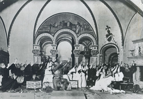 The final scene of Swanwhite, Swedish Theatre 1921